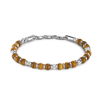 Bracelet Zancan Athmosfere in Silver Occhio di tigre ESB196-OT - ESB196-OT